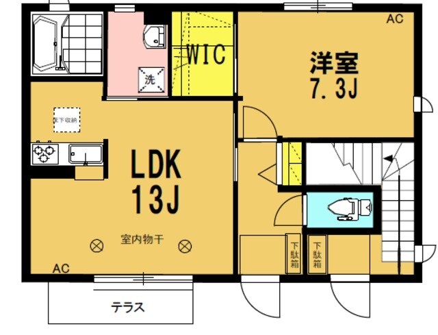 シャーメゾンＫの物件間取画像