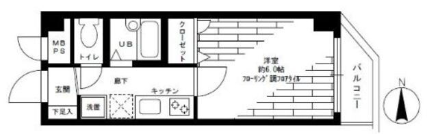 ステージファースト鷺宮の物件間取画像