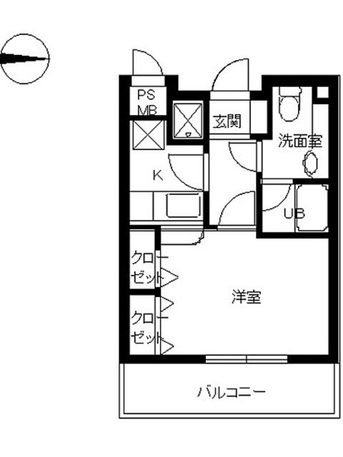 ヴァンテアンライフ高円寺壱番館の物件間取画像