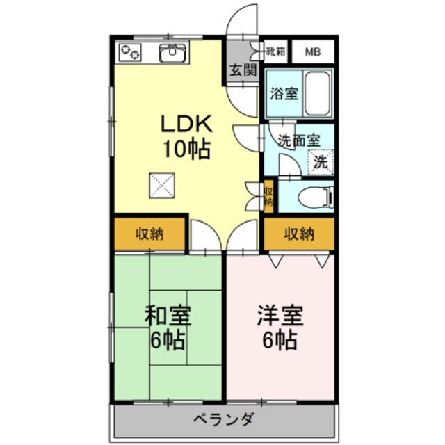 清水マンションの物件間取画像