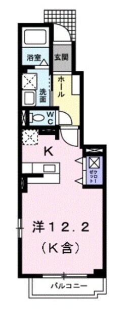 ペニーレインＢの物件間取画像