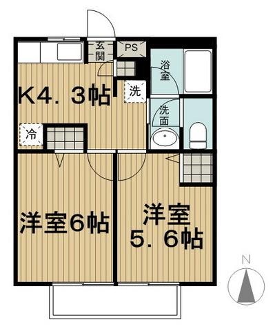 エスタシオンの物件間取画像