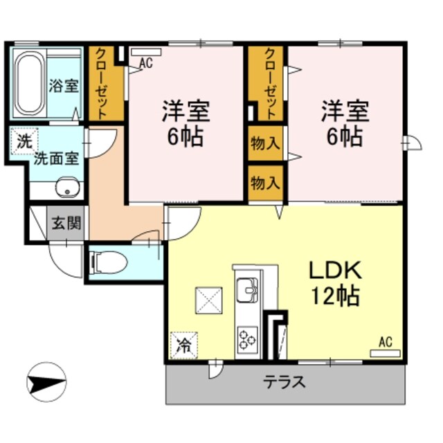 セジュール　メイファの物件間取画像