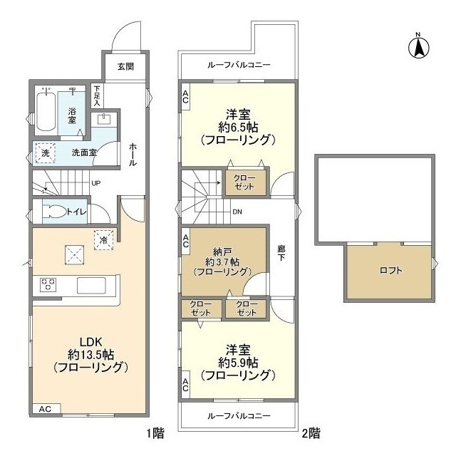 Kolet西東京保谷の物件間取画像