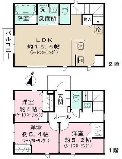 デザインメゾン石神井町の物件間取画像