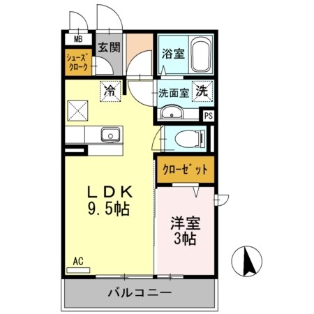 グランエスポワールの物件間取画像