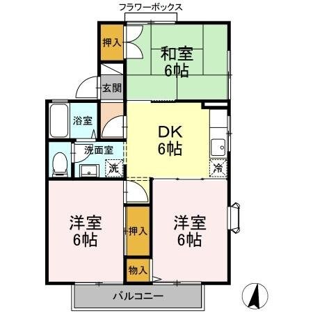 バウムドルフ国立の物件間取画像