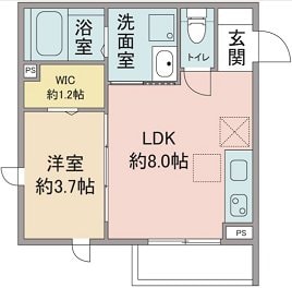 エミリア武蔵小金井の物件間取画像