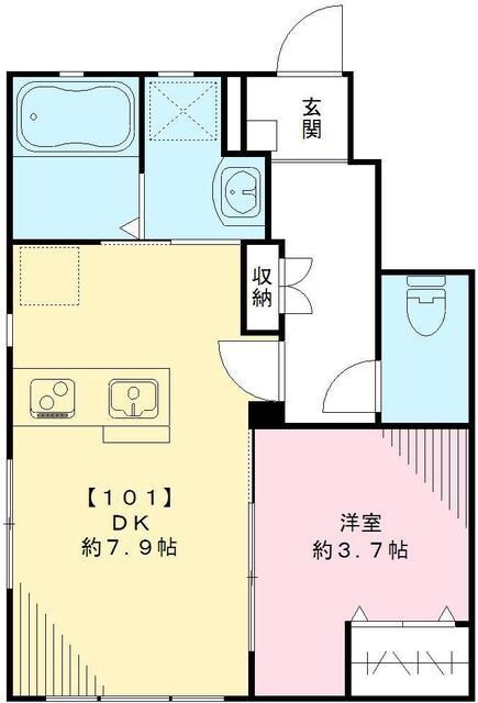 メープルツリーハウスの物件間取画像