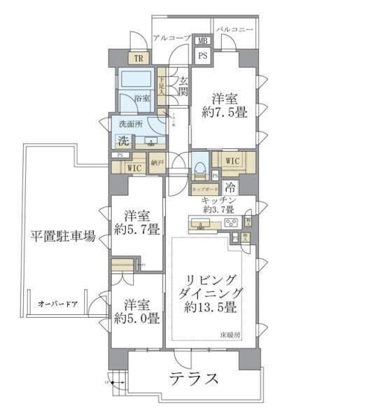 Ｂｒｉｌｌｉａ西荻窪の物件間取画像