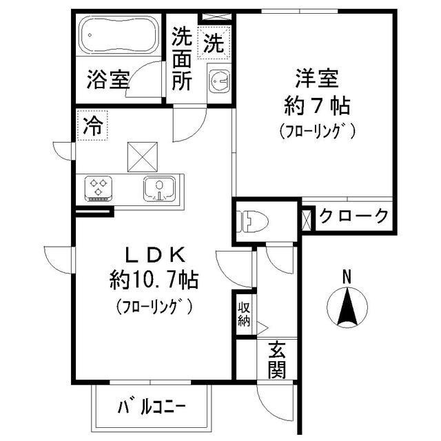 カサセレーナの物件間取画像