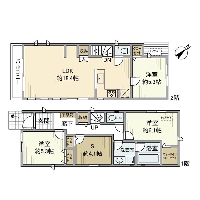 和泉戸建の物件間取画像