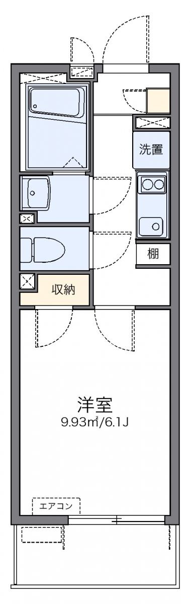 レオネクストフローラ堀ノ内の物件間取画像