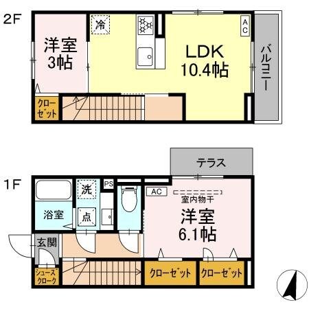 アイナハウスの物件間取画像