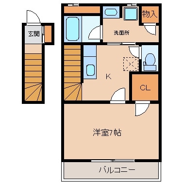 けんたく三生の物件間取画像