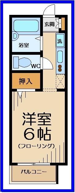 フルール武蔵野の物件間取画像