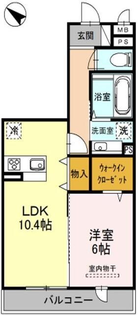 CRESCENTE経堂　壱番館の物件間取画像