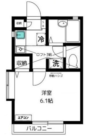 リシュイル武蔵野の物件間取画像