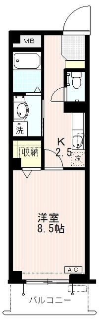 クレセント東伏見の物件間取画像