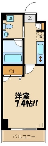 セカンド調布の物件間取画像