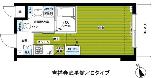 トーシンフェニックス吉祥寺弐番館の物件間取画像