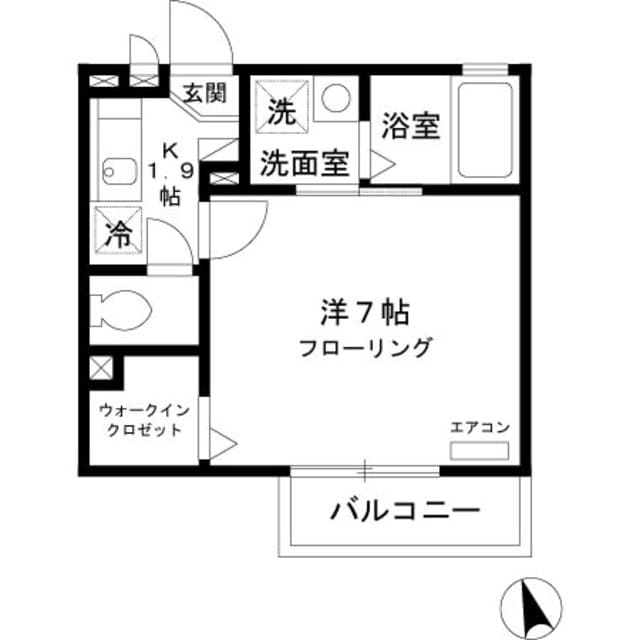 アンフラーゼの物件間取画像