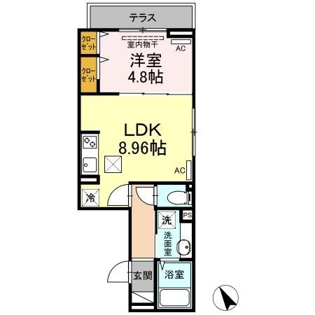 アンジュール練馬の物件間取画像