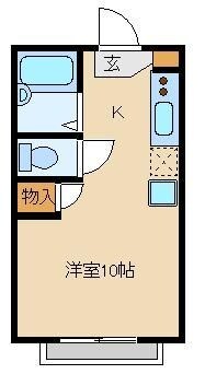 むさし野ハイツＡの物件間取画像