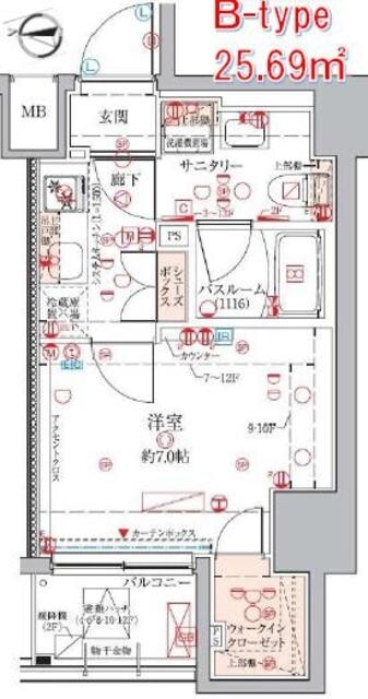 クレヴィスタ練馬桜台IIIの物件間取画像