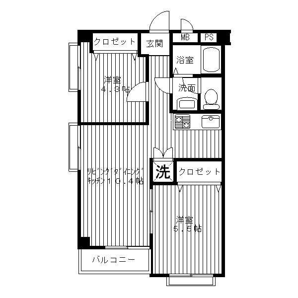 加昌マンションの物件間取画像