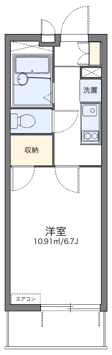 レオパレスアヴァンティの物件間取画像