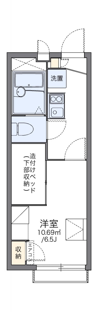 レオパレスメープルの物件間取画像