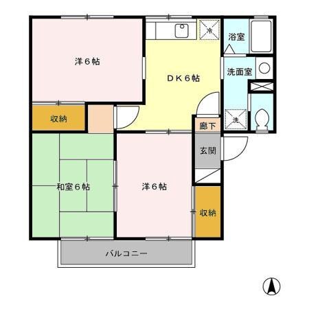 エミネンス弐番館の物件間取画像