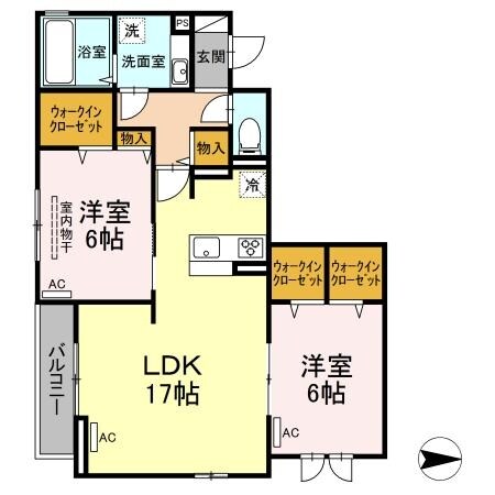 セジュール春日町３の物件間取画像