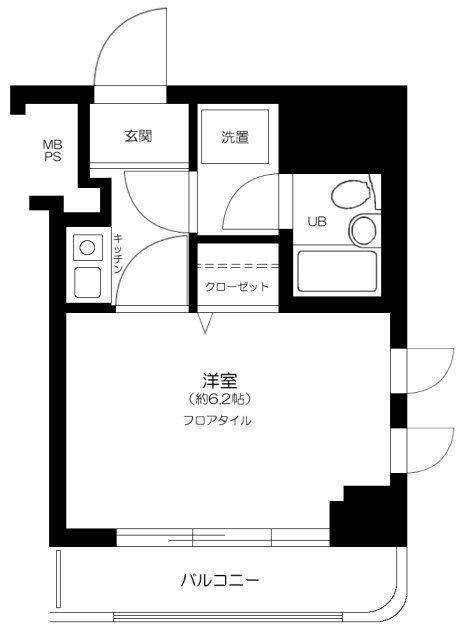 ライオンズマンション中野第五の物件間取画像