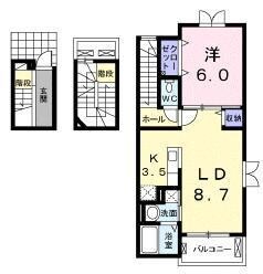 サニースクエアーの物件間取画像