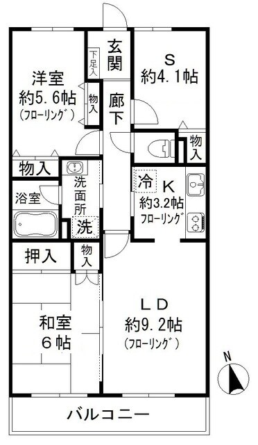 グラン・ヴェルジェの物件間取画像