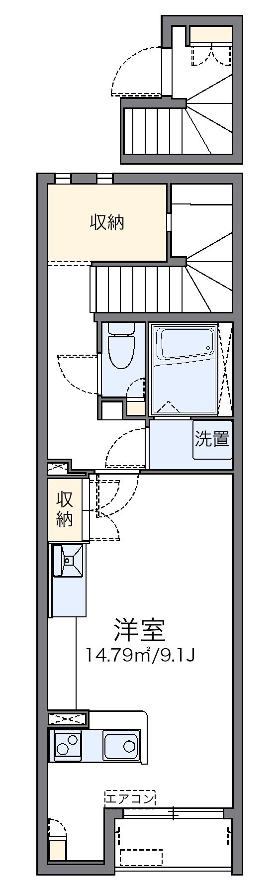 レオネクストウェストベルクの物件間取画像