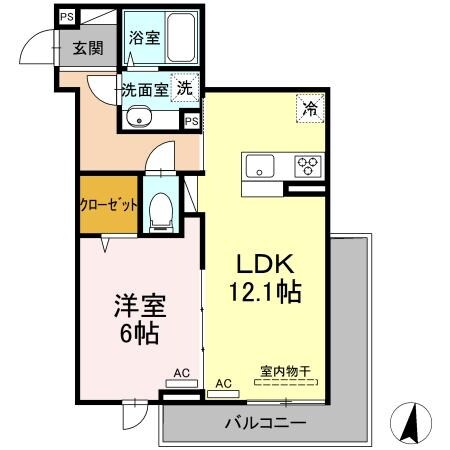 エクセリア上鷺宮Iの物件間取画像