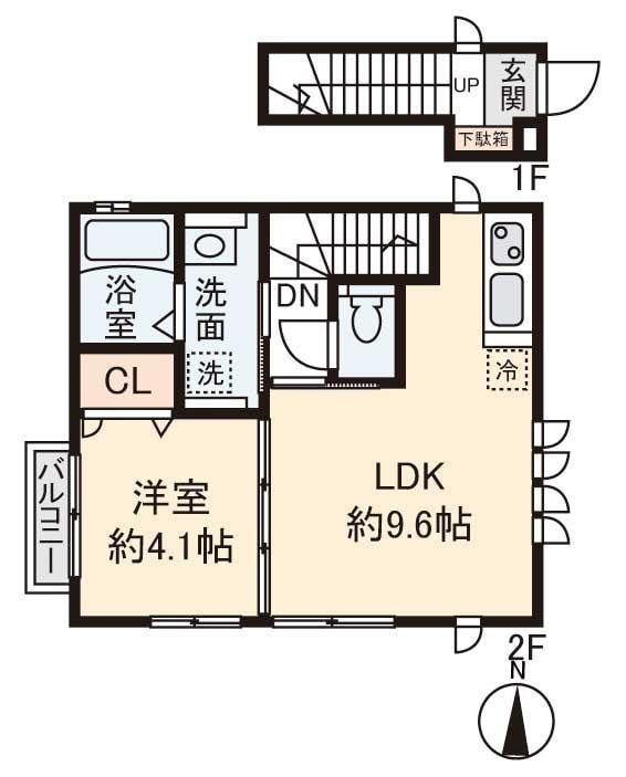 プランドール荻窪の物件間取画像