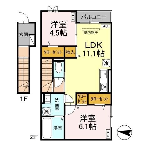 高松OY様D-ROOM新築工事の物件間取画像