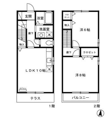 ファミーリエAの物件間取画像