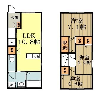 杉並区西荻南１丁目新築PJの物件間取画像