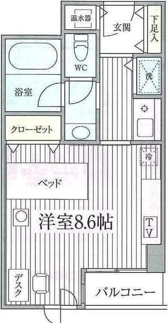 コンフォート荻窪の物件間取画像