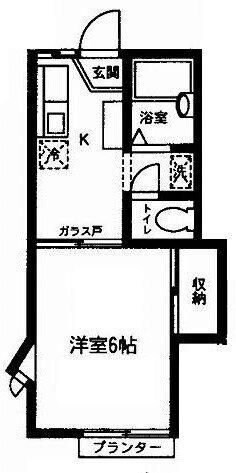 ハノックス21の物件間取画像