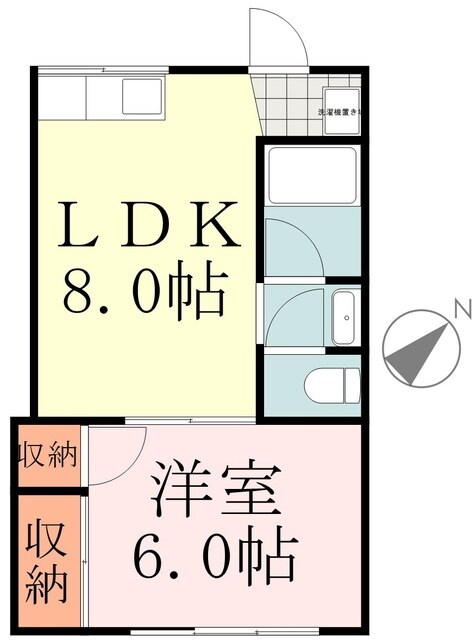 三鷹国際ハイツの物件間取画像