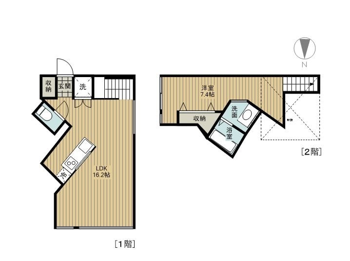 ＷＥＳＴ　ＡＰＡＲＴＭＥＮＴの物件間取画像