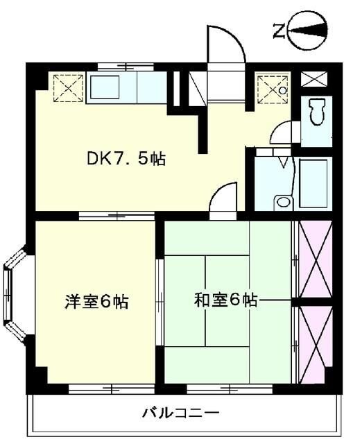 グリーンヒル大泉の物件間取画像