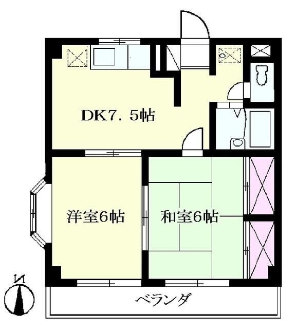 グリーンヒル大泉の物件間取画像