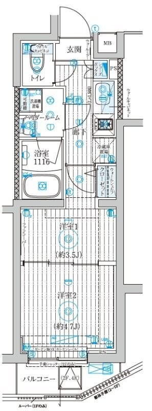 ブライズ練馬高野台の物件間取画像